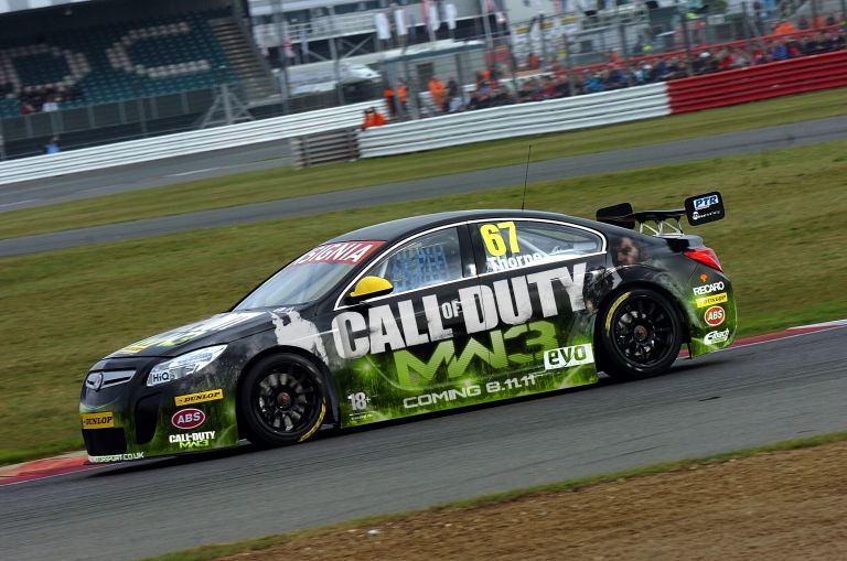 NGTC Vauxhall Insignia with Call of Duty MW3 sponsorship